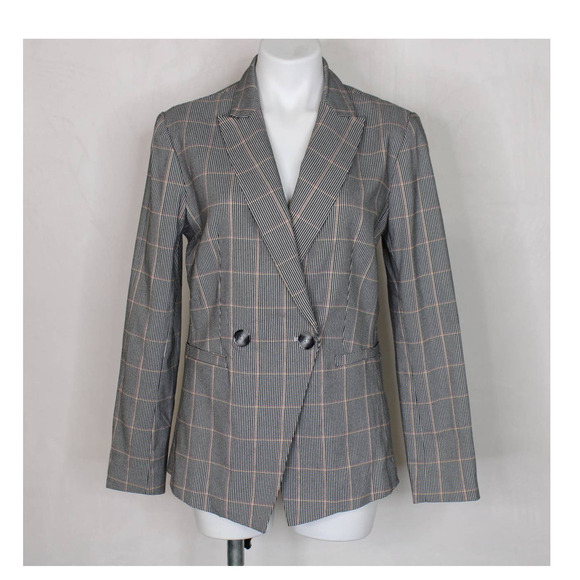 Rachel Zoe Plaid Blazer Jacket - Picture 1 of 9